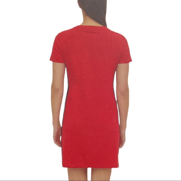 TOMMY HILFIGER Crewneck Logo T-Shirt Dress - Picture 2 of 2